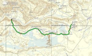 mappa tappe tour marocco coast2coast bike tour Chegaga desert