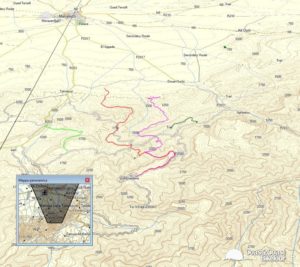 Marocco Enduro mappa tracks mappa percorsi coast2coast bike tour