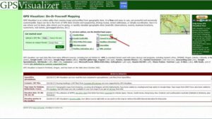 gpsvisualizer screen